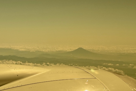 今朝の富士山
